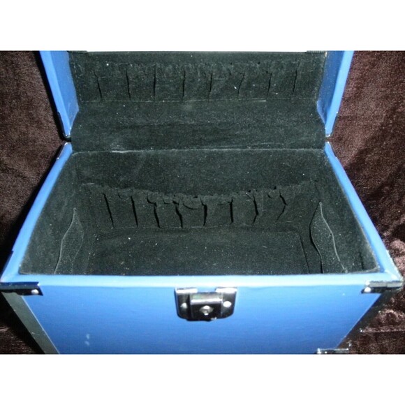 NEW VINTAGE 1998 VINYL TRAIN CASE 9" LINENS THINGS (9" WIDE X 6" TALL) - Picture 4 of 10